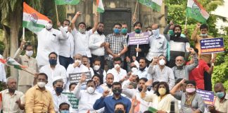 Video: Statewide agitation of Congress workers to protest against Rahul Gandhi's pushback