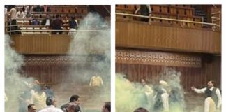 security-breach-in-lok-sabha-two-persons-jumped-into-the-house-from-visitor-s-galleries-and-threw-fluorescent-gas-house-adjourned-parliament-winter-session-2023-sansad-update13-12-2023