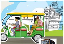 Due to electric rickshaws permit rickshaw drivers business effect!