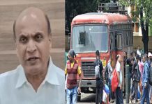 st-employees-pending-dues-khara-diwali-faral-protest